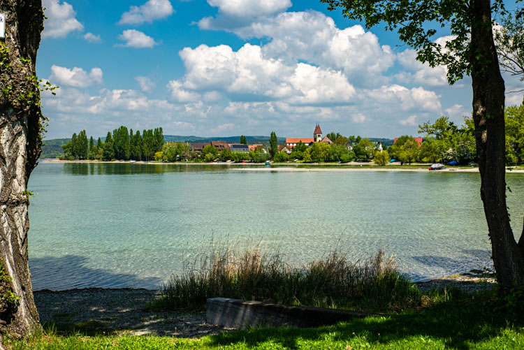 Blick auf Insel Reichenau