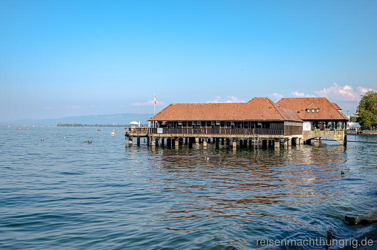 Altes Badehaus im Bodensee